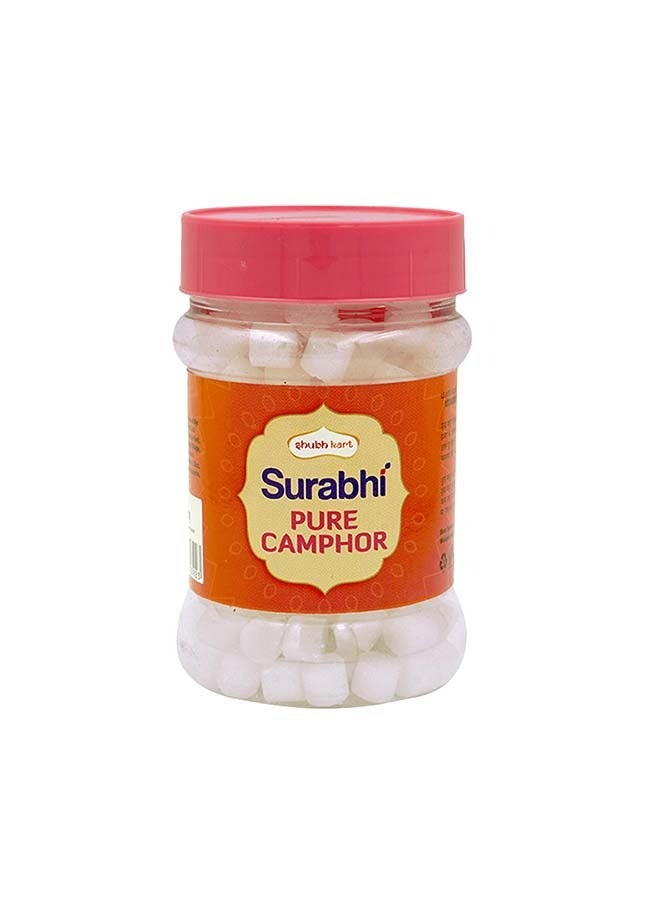 Shubhkart Surabhi 100% Pure Camphor Crystals or Aromatherapy, Incense, Odor Eliminator, Puja