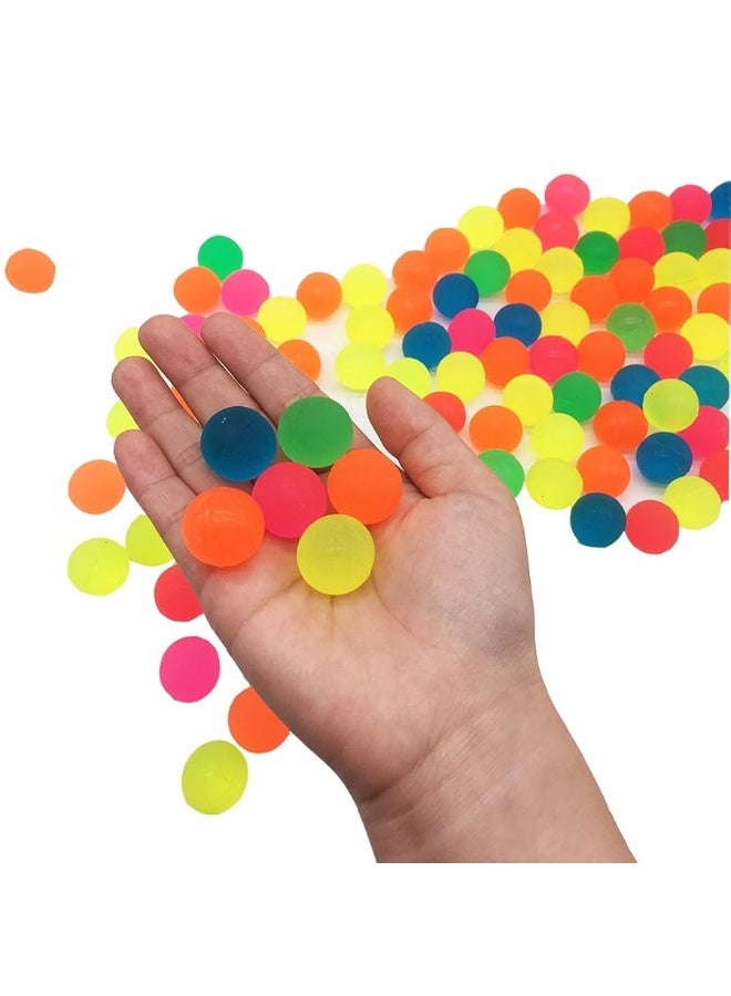 100 Pack Bouncy Balls,Assorted Color,Solid Color High Bouncing Balls for Kids Playtime and Prize