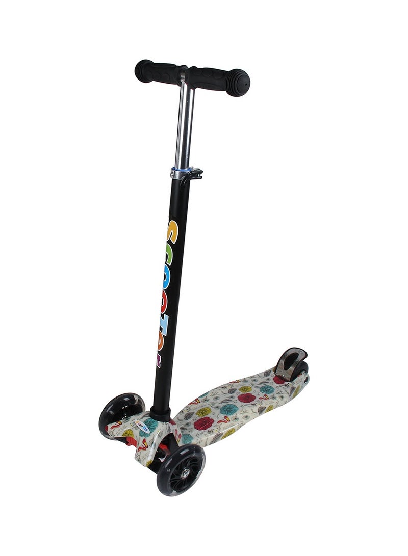 Watermark Rice High 3-Wheel Scooter with PU Wheel Light and ABEC-7 Bearing