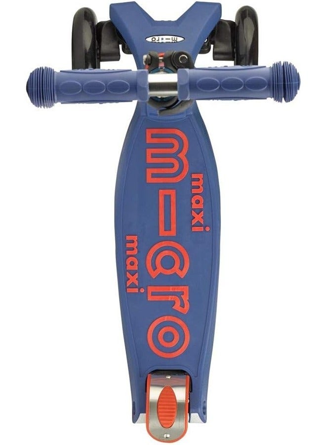 Micro Maxi Deluxe Blue Maxi Scooter | Maxi Deluxe Scooter | Scooters | Scooter for Boys | Scooter for Kids | Kids Scooter | Outdoor Scooter| Ride on Scooter | Scooter for Girls