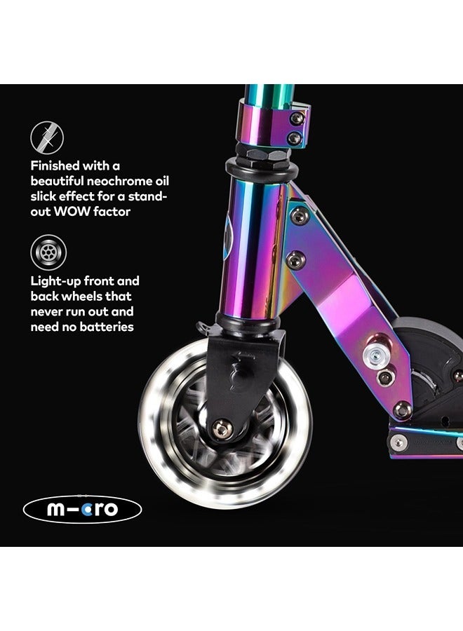 Micro SA0237 Sprite LED Scooter, Neochrome | Scooter for Kids | Kids Scooter | Scooters