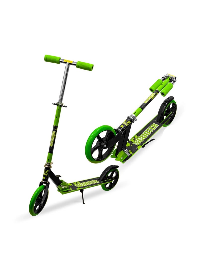 All Iron Narrow Plate Adult Scooter with 200mm PU Wheels-Assorted