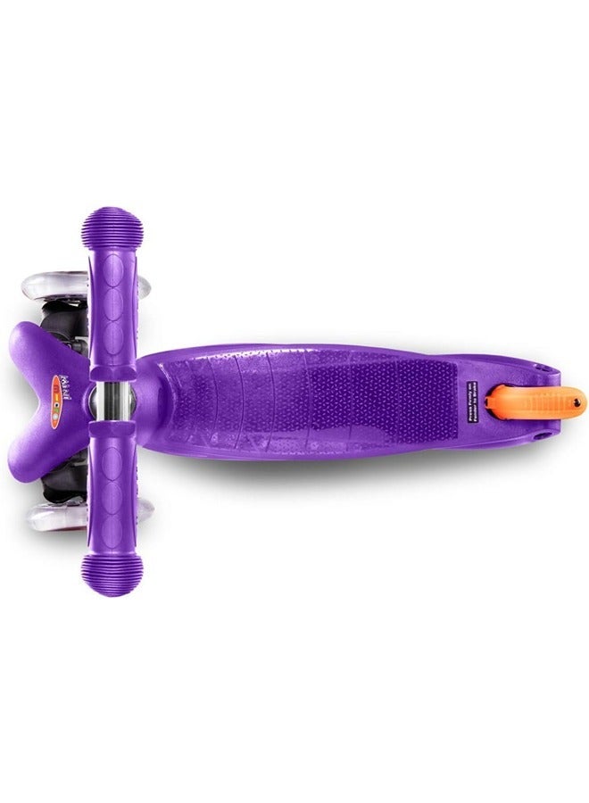 Micro Kickboard - Mini Original - Three Wheeled, Lean-to-Steer Swiss-Designed Micro Scooter for Toddlers & Children with Non-Marking Wheels for Ages 2-5 (Purple)