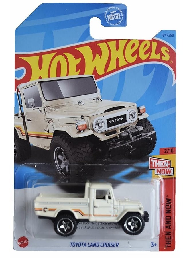 Hot Wheels Toyota Land Cruiser, Then and Now 2/10 [Cream] 194/250 Regular Treasure Hunt