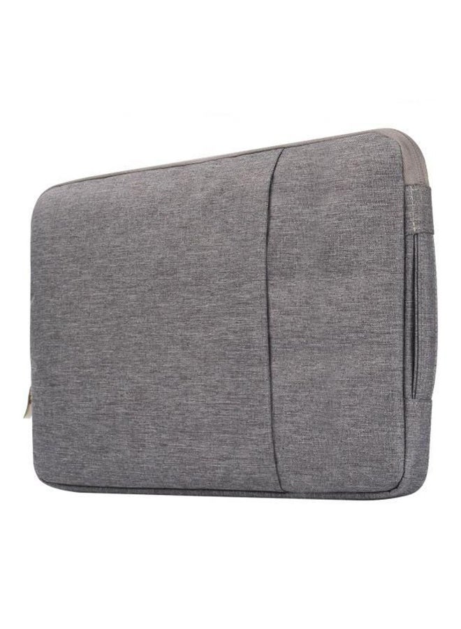 Zipper Carrying Laptop Sleeve Case Grey