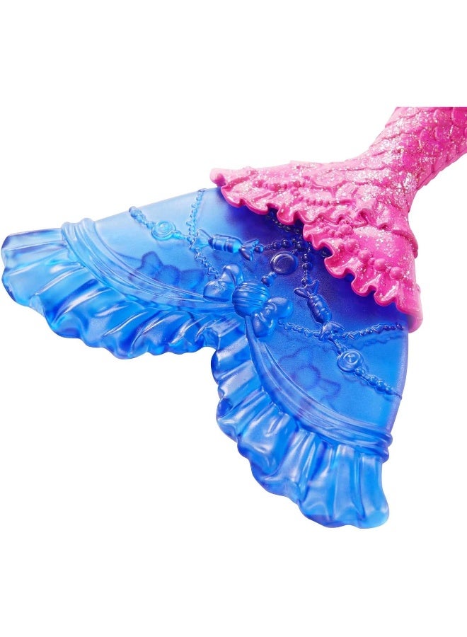 Barbie Dreamtopia Mermaid Doll, 12-inch, Pink and Blue Hair, with Tiara