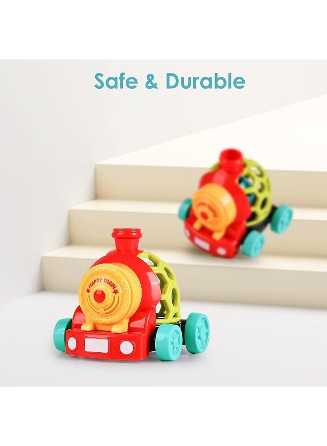 iPlay, iLearn Baby Toy Train, Infant Soft Cars for 6-12 Month Boy, Musical Push N Go Truck, Toddler Sensory Ball Rattle, Development Grasp Babies Birthday Gift 7 8 9 10 18 Month 1 2 Year Old Girl