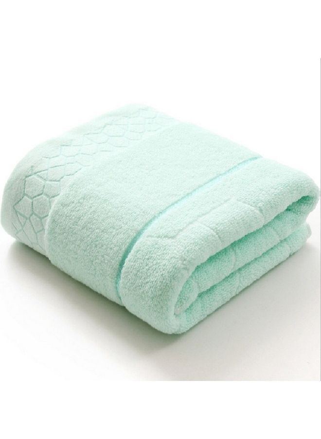 Large Pure Cotton Bath Towel Light Green 70X140cm