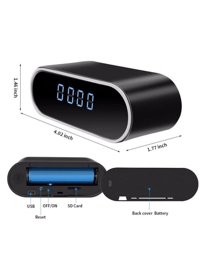 Hidden Camera Clock Hd 1080 Wifi Alarm Clock Camera