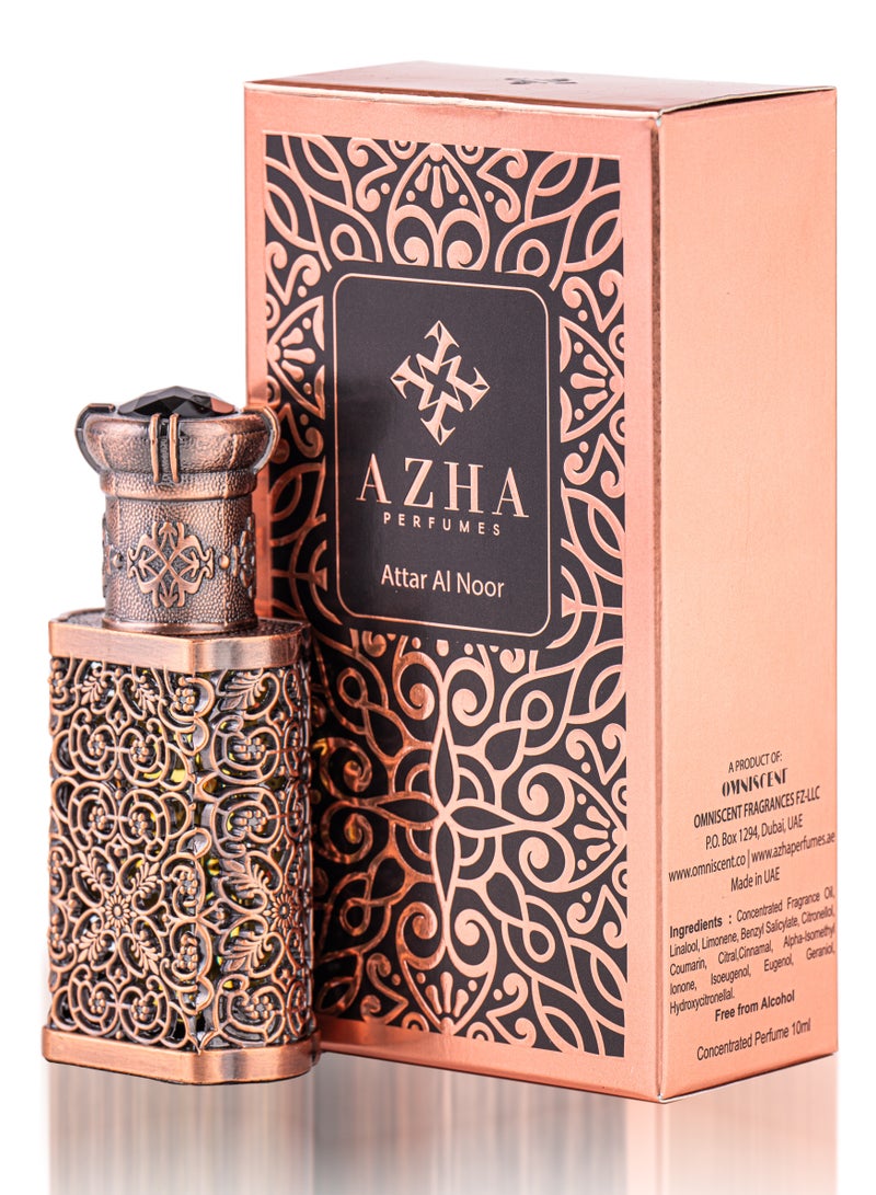 Azha Perfumes - Attar Al Noor Concentrated Perfume 10 ml