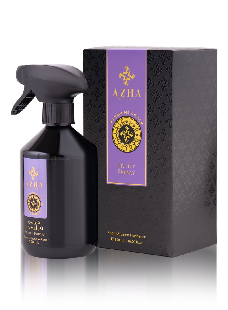 Azha Perfumes - Fruity Friday Room & Linen Freshener 500 ml