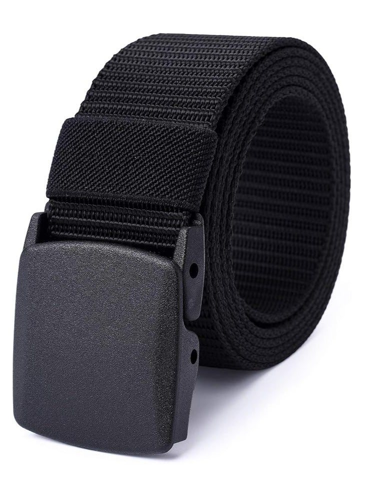 CLASSIC MILANO® Beep-Free Airport Security Belt for Men & Women – Cotton & Nylon, Non-Metal Fiber Buckle – TSA-Approved, Stylish Travel & Golf Belt