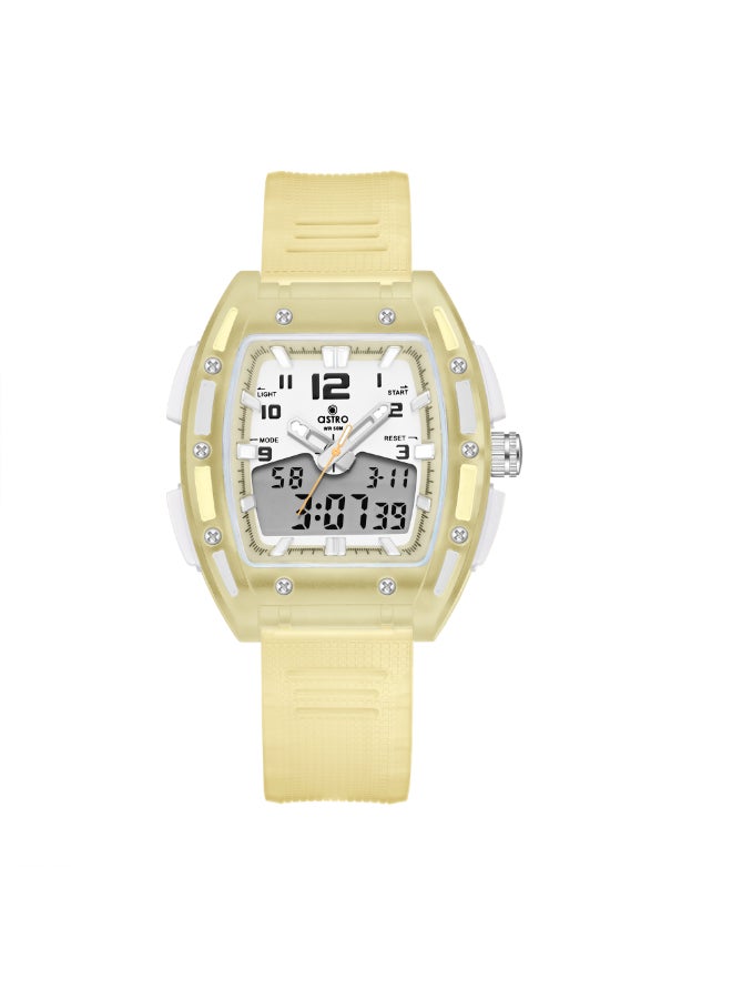 Kids Analog-Digital White Dial Watch - A24803-PPYY