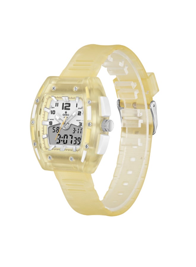 Kids Analog-Digital White Dial Watch - A24803-PPYY