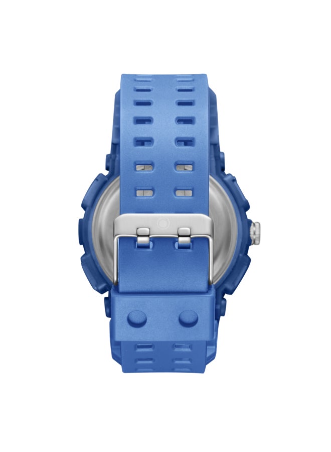 Kids Analog-Digital Dark Blue Dial Watch - A24807-PPNN