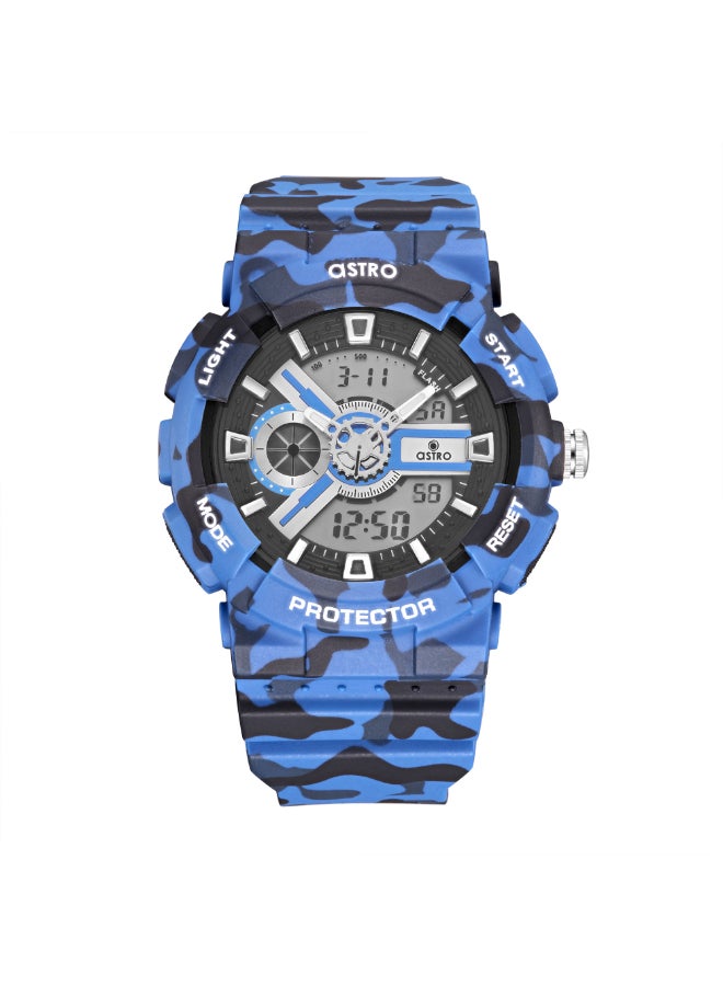 Kids Analog-Digital Blue Dial Watch - A24807-PPNB