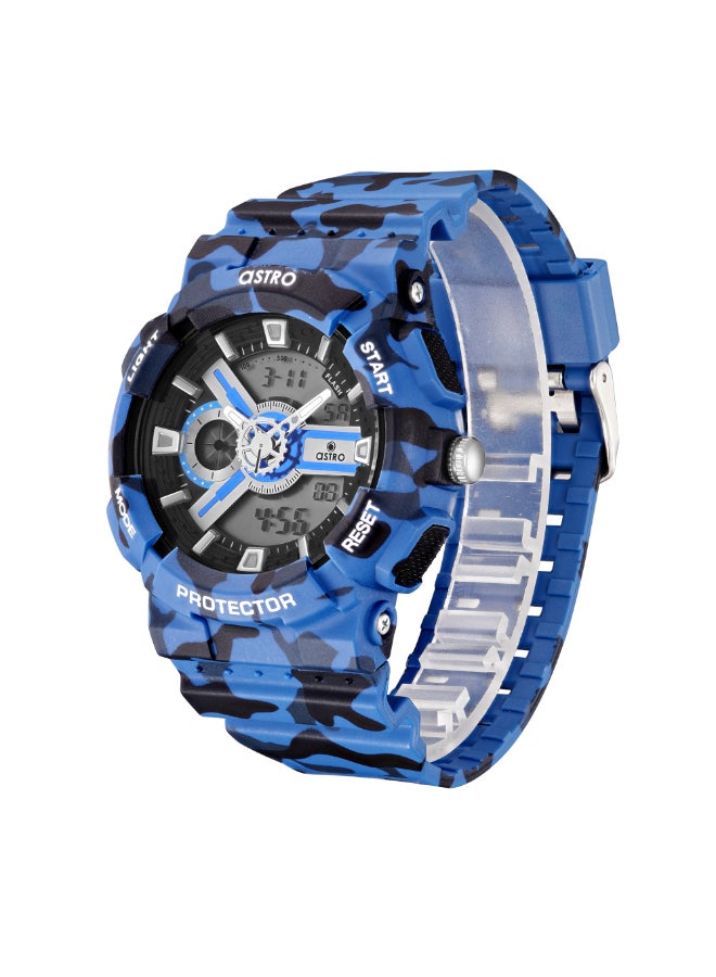 Kids Analog-Digital Blue Dial Watch - A24807-PPNB