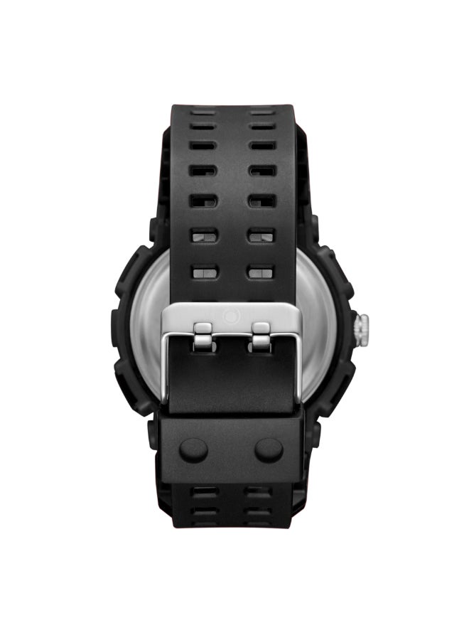 Kids Analog-Digital Black Dial Watch - A24807-PPBB