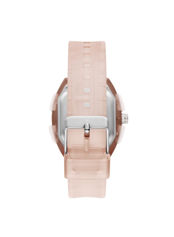 Kids Analog-Digital Rose Gold Dial Watch - A24803-PPIK