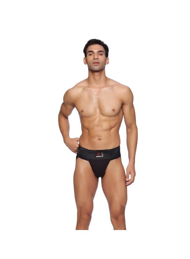 omtex Athletic Gym Cotton Stretchable Supporter Jockstraps with Cup Pocket, Ideal for Workout and Sports Quick Dry Moisture Wicking Underwear