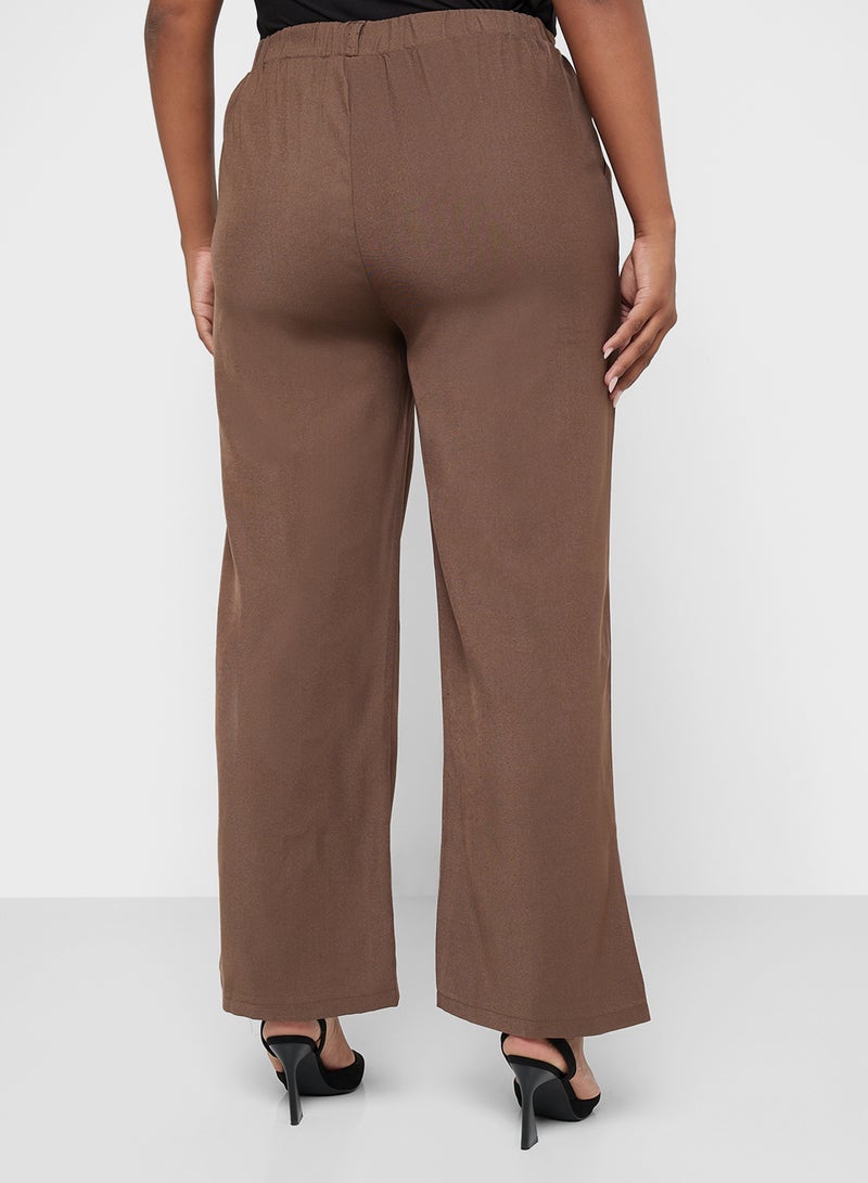 High Waist Flared Pants