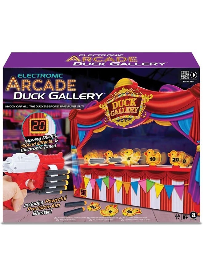 Merchant Ambassador Hamleys Duck Fairground Game Shooting Gallery Dart Included Toys for Kids Multiplayer Game Set for Kids Age 6 years +