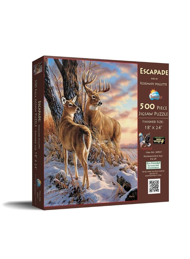 SUNSOUT INC - Escapade - 500 pc Jigsaw Puzzle by Artist: Rosemary Millette - Finished Size 18