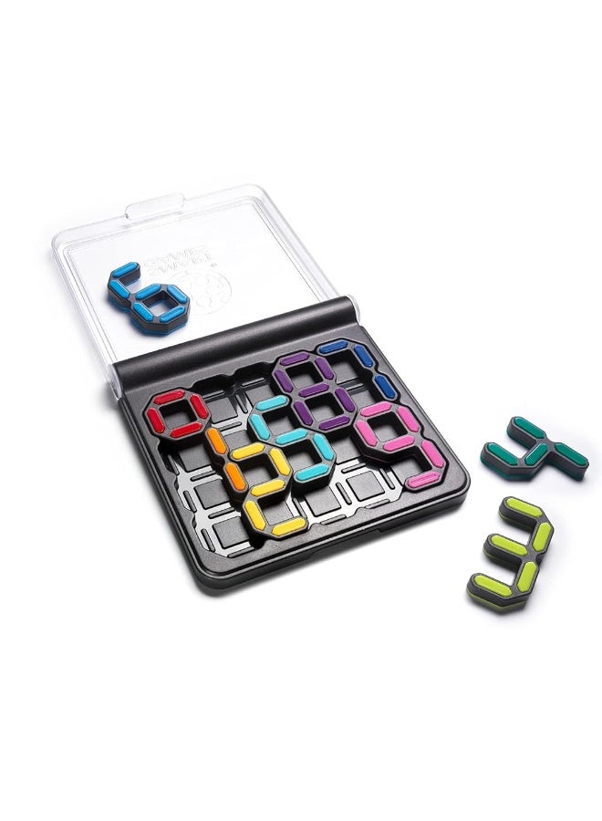 SmartGames IQ Digits Math Deduction Travel Game for Ages 7 - Adult with 120 Challenges