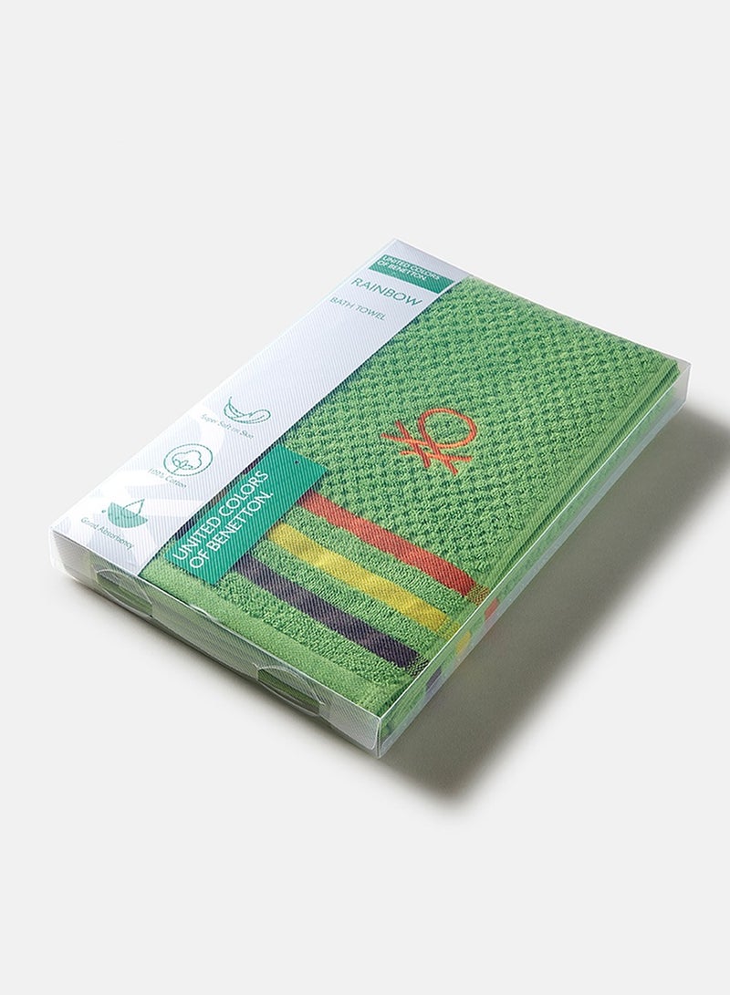 United Colors of Benetton Rainbow Greenery Bath Towel 450 GSM