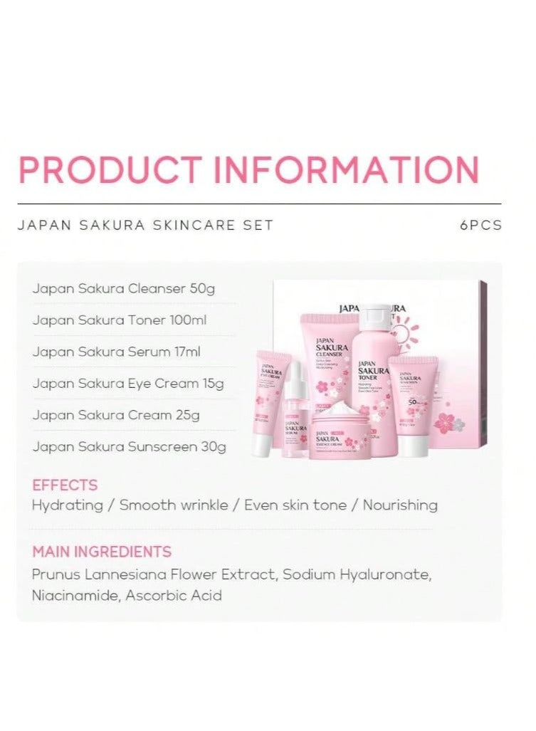 Laikou Japan Sakura 6 PCS