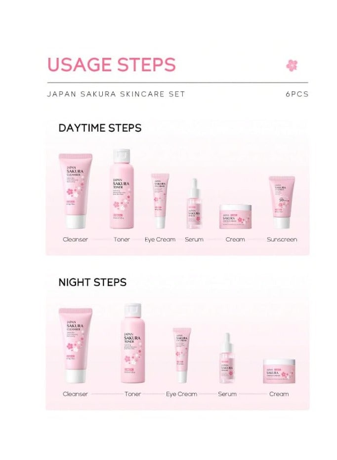Laikou Japan Sakura 6 PCS