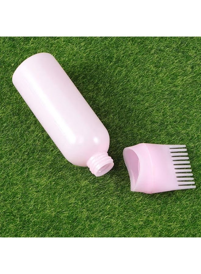 2 Piece Hair Dye Applicator Bottle With Brush Pink/Purple 17x4.5cm