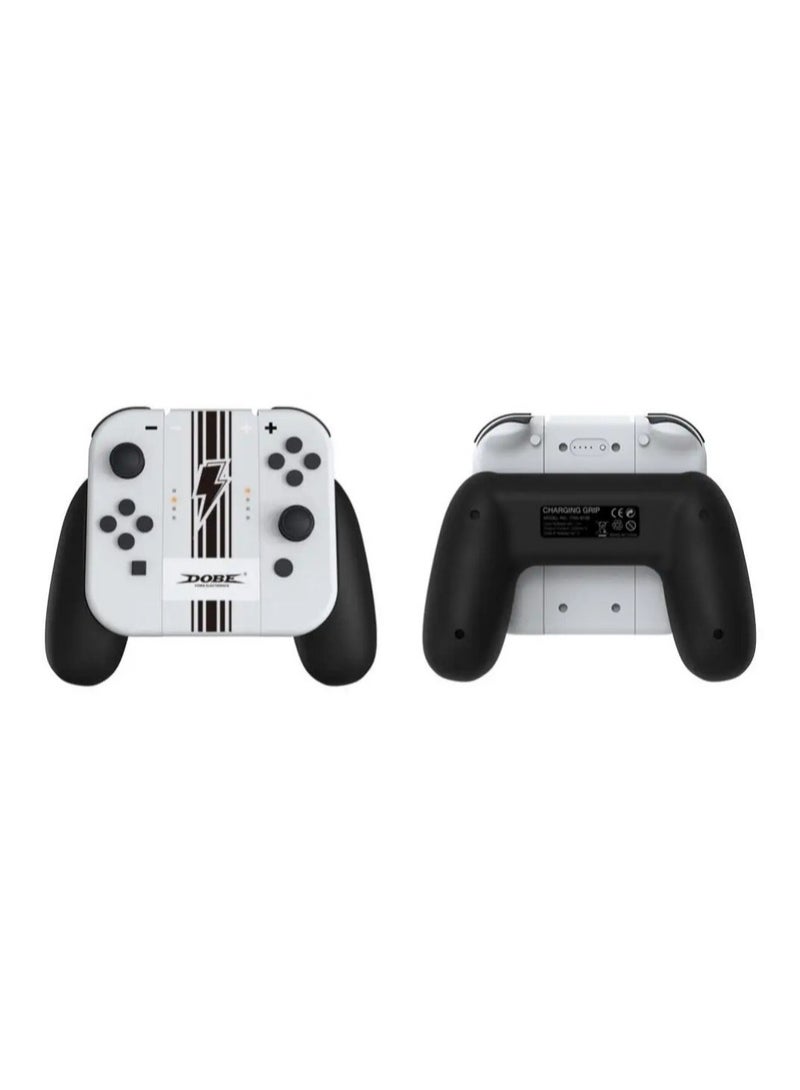 Gaming Console Controller Grip with Charger Ergonomic Grip with Trigger Extensions and Battery Indicators