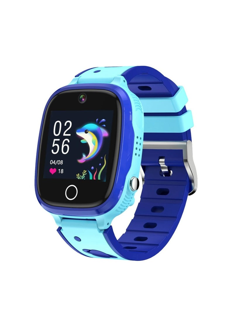 Blue 4G Kids GPS Smart Watch with Setracker 2 app - Blue