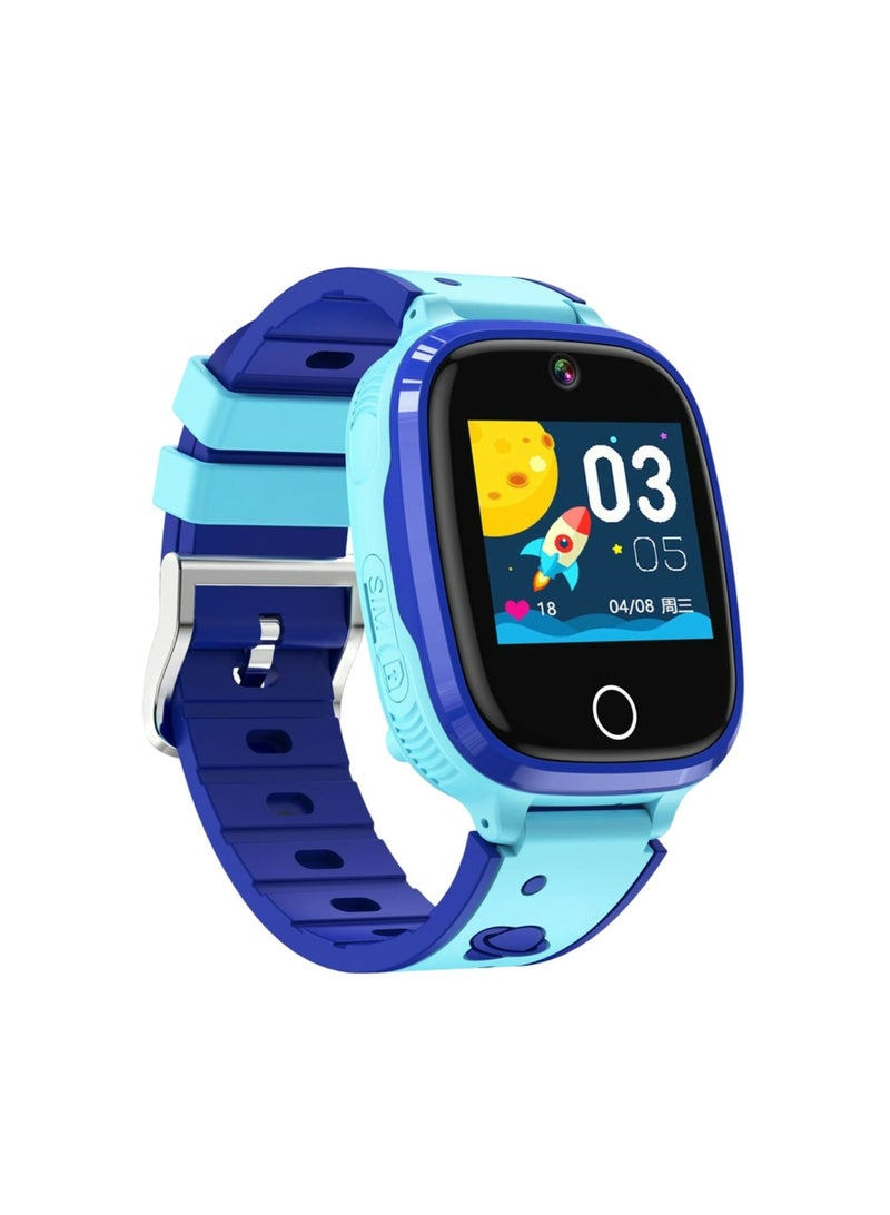 Blue 4G Kids GPS Smart Watch with Setracker 2 app - Blue