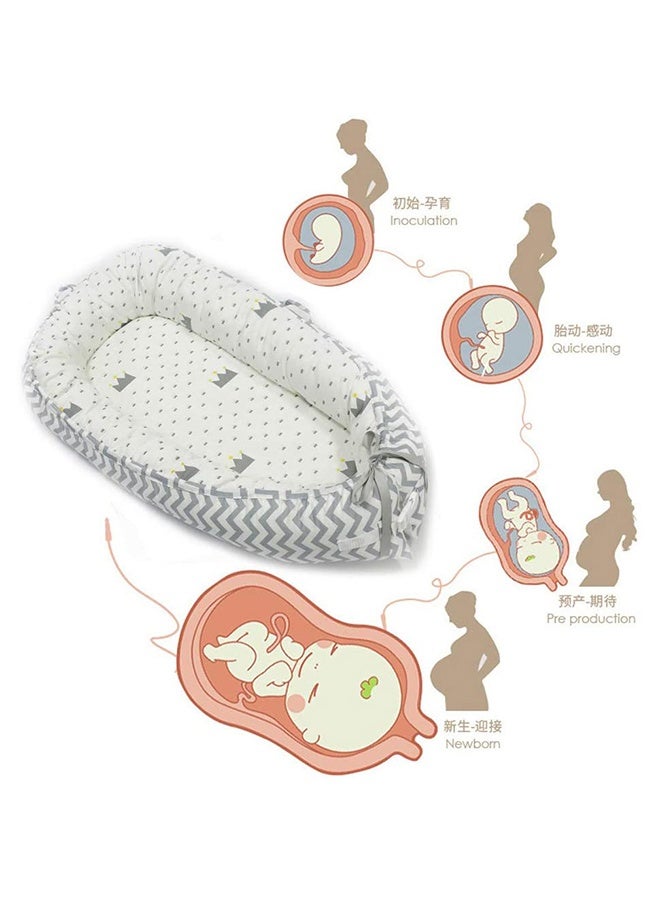 Portable Super Soft and Breathable Newborn Infant Cocoon Snuggle Bed