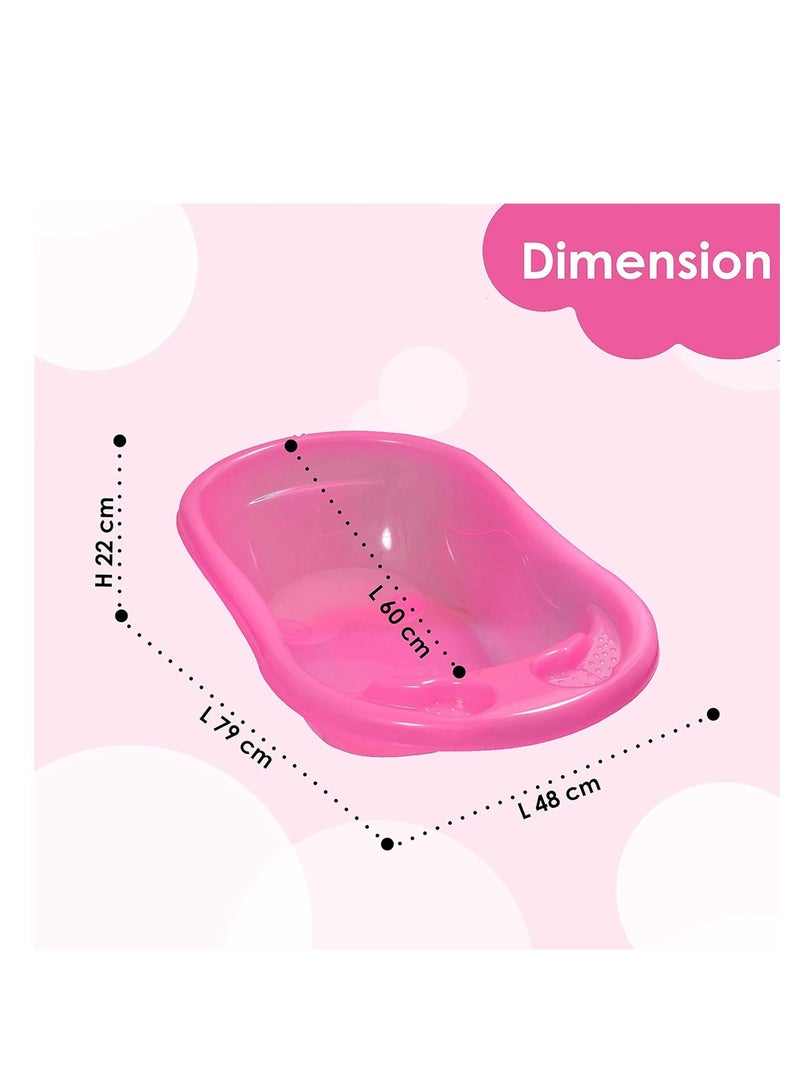 Sunbaby Buy 2 Get 1 (Sunbaby Splash Bathtub, Baby Sling with Powder Puff Free) - Pink