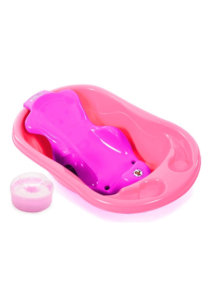 Sunbaby Buy 2 Get 1 (Sunbaby Splash Bathtub, Baby Sling with Powder Puff Free) - Pink