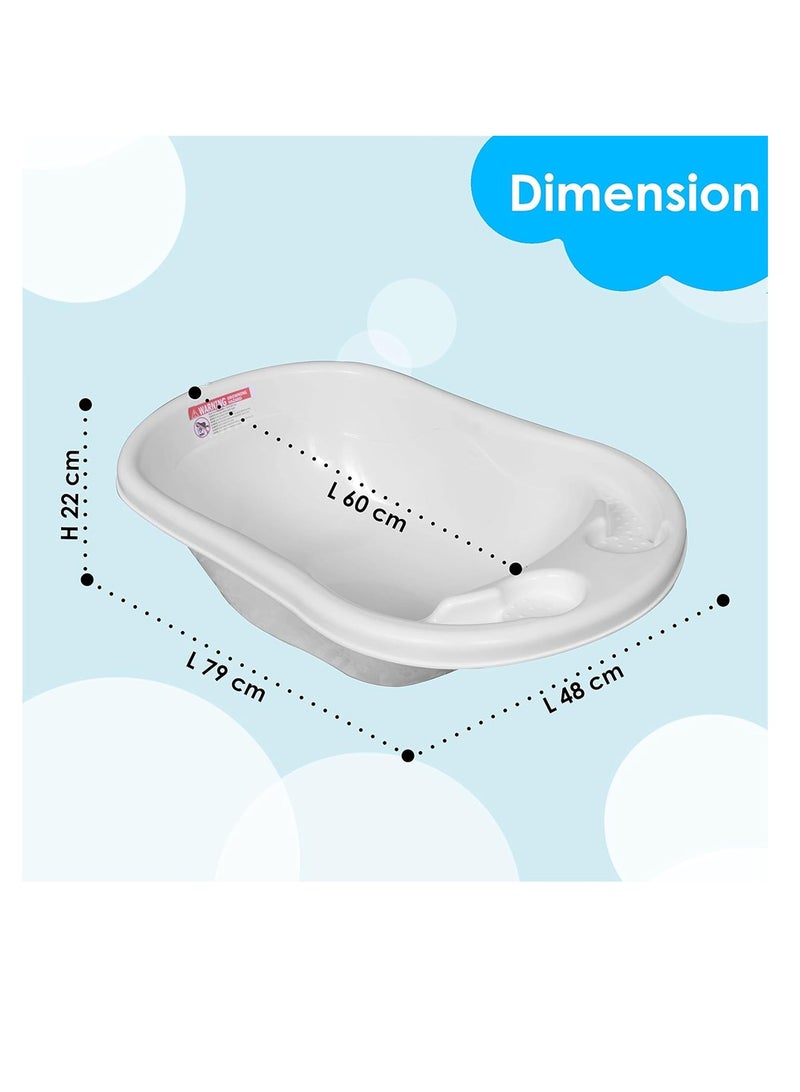 Sunbaby Buy 2 Get 1 (Sunbaby Splash Bathtub, Baby Sling with Powder Puff Free) - Blue/Yellow/White