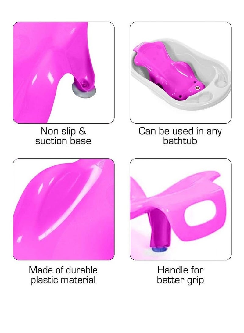 Sunbaby Buy 2 Get 1 (Sunbaby Splash Bathtub, Baby Sling with Powder Puff Free) - Pink/Yellow