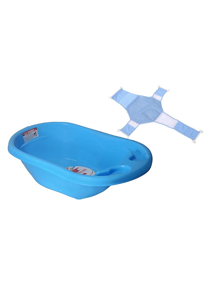 Sunbaby Pack of 2 (Sunbaby Splash Bathtub with Bath Support) - Blue