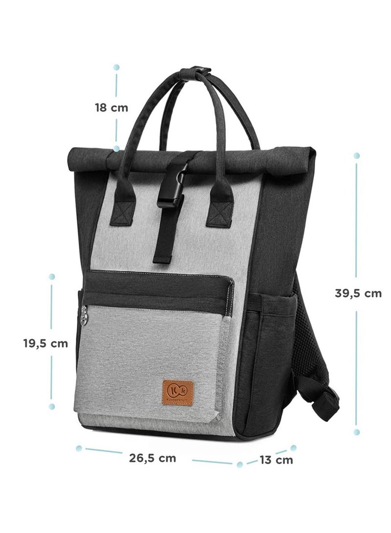 Moonpack Diaper Backpack - Grey