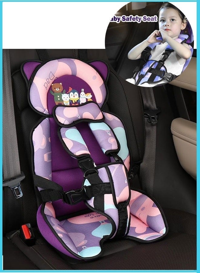 Foldable Auto Child Auxiliary Safety Travel Car Seat Accessories, 0 - 12 Years