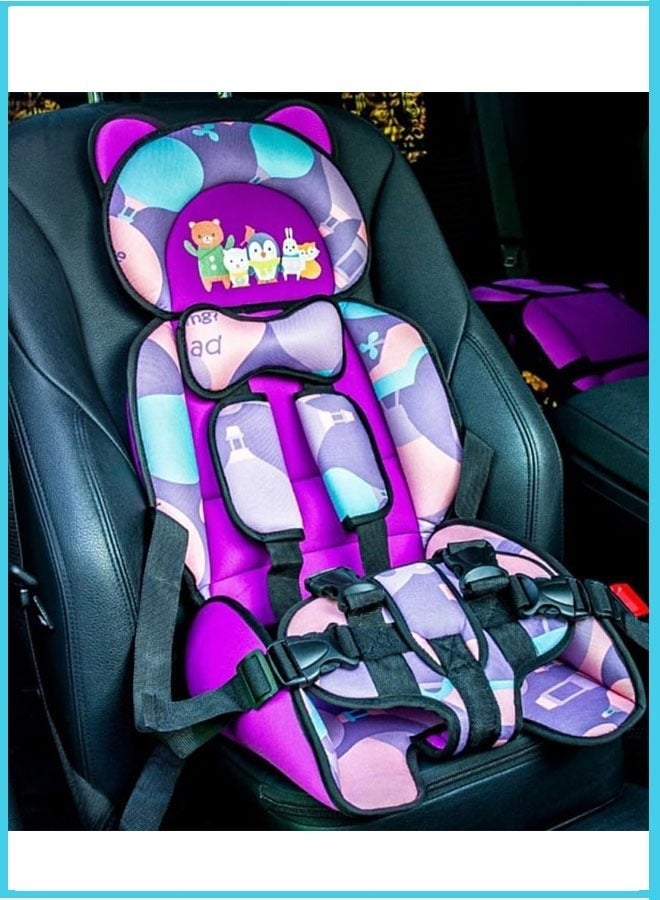 Foldable Auto Child Auxiliary Safety Travel Car Seat Accessories, 0 - 12 Years