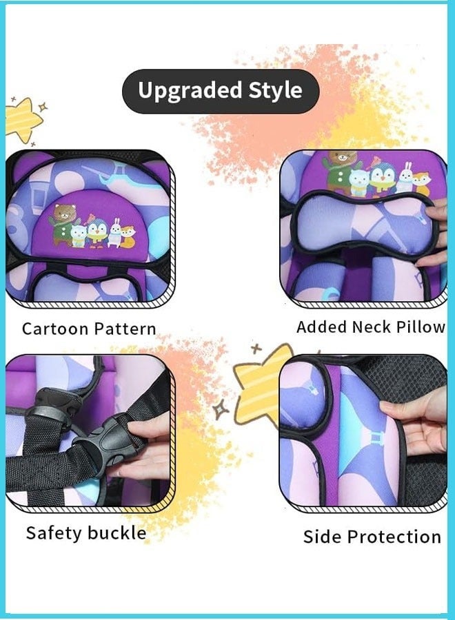Foldable Auto Child Auxiliary Safety Travel Car Seat Accessories, 0 - 12 Years