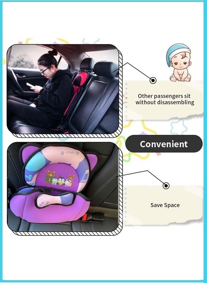 Foldable Auto Child Auxiliary Safety Travel Car Seat Accessories, 0 - 12 Years