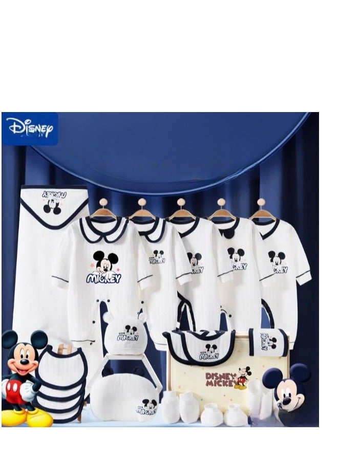 24 Piece Set - Newborn Baby Mickey Cartoon Clothes Gift Box Set