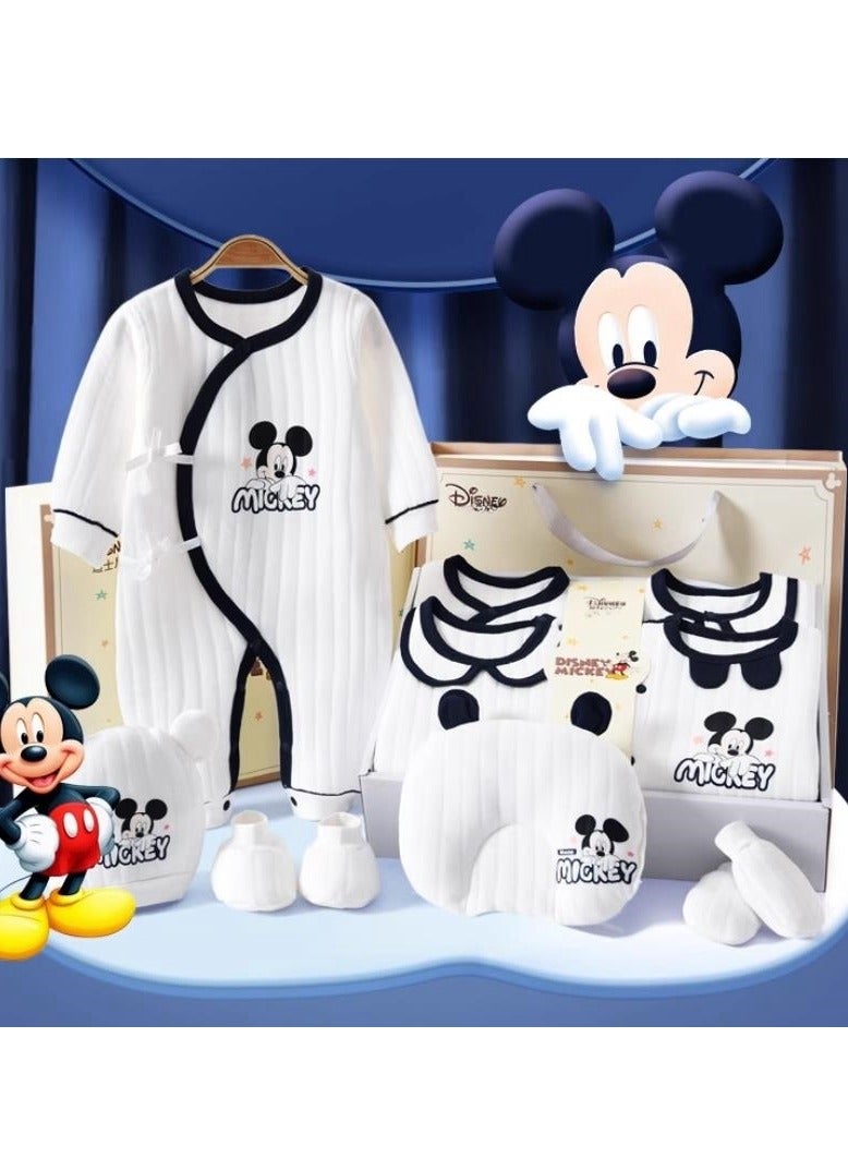 24 Piece Set - Newborn Baby Mickey Cartoon Clothes Gift Box Set