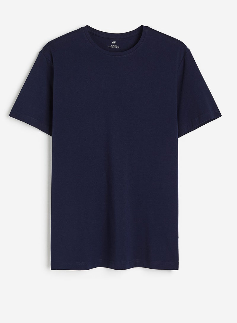 Round-Neck T-Shirt Slim Fit