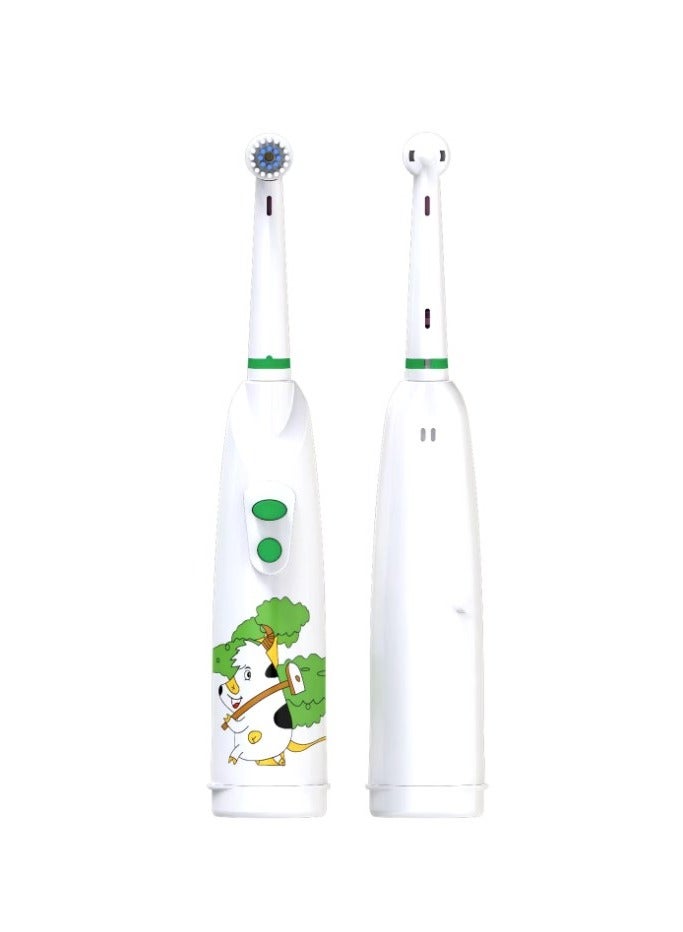 Kids' Battery-Powered Electric Toothbrush (Assorted Designs) Pack of 2